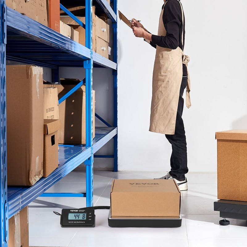 Digitaalinen pakettivaaka ruostumatonta terästä 200 kg 50 g taustavalaistu näyttö