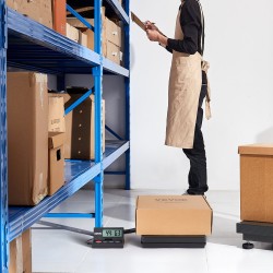 Digitaalinen postivaaka ABS 50 kg 2 g tarkkuus LCD-näytöllä AC ja DC