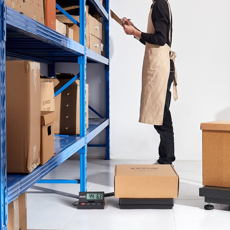 Digitaalinen postivaaka ABS 50 kg 2 g tarkkuus LCD-näytöllä AC ja DC