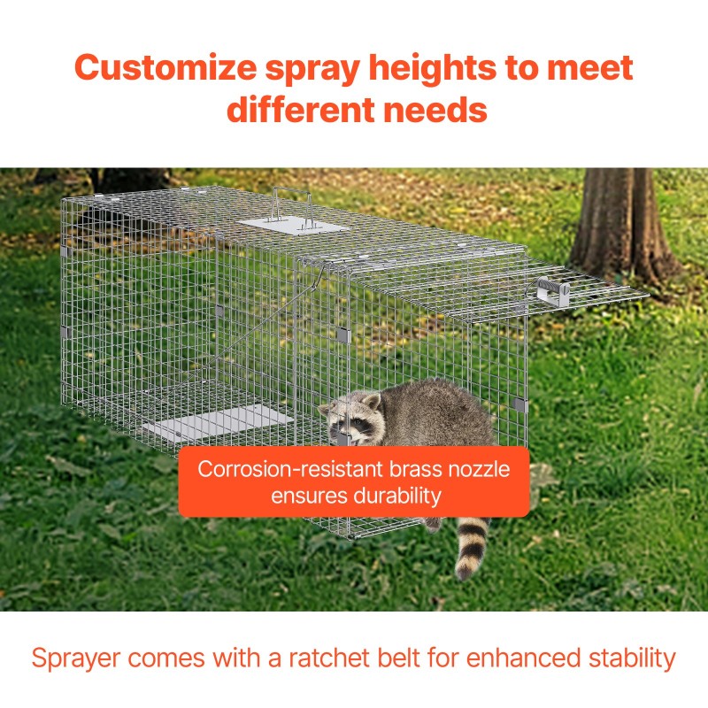 Eläinloukku galvanoidusta rautalangasta 1067×406×457 mm taittuva kulkukissoille ja pieneläimille