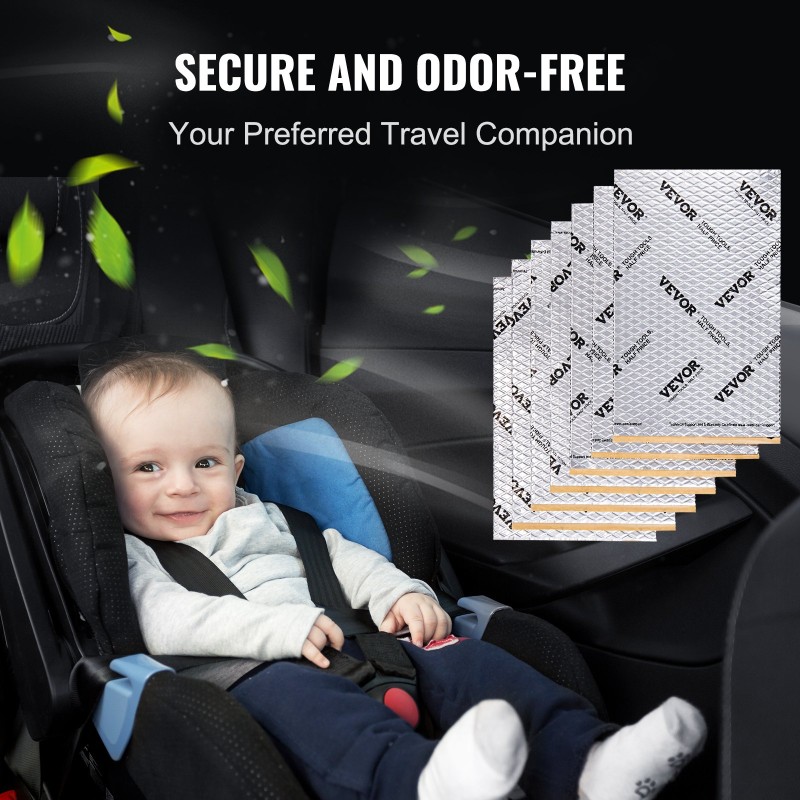 Auton butyylipohjainen äänieristysmatto 1,3 mm 4,8 m² 47 kpl hopea