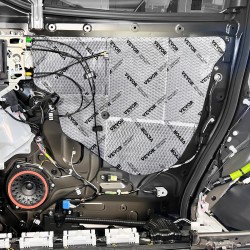 Auton butyylipohjainen äänieristysmatto 1,3 mm 4,8 m² 47 kpl hopea