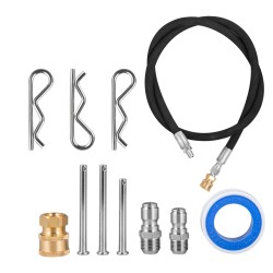 Tasopintojen pesuri 22-tuumainen ruostumattomasta teräksestä kolmella suuttimella