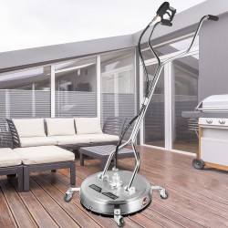 Pyörivä pintapesuri 304-ruostumattomasta teräksestä 21-tuumainen 4000 psi 3 suutinta