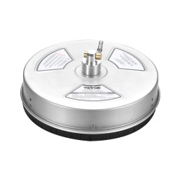 Painepesurin tasopintapesuri ruostumattomasta teräksestä 380 mm pyörillä 4000 psi 1 6 cm pikaliittimellä