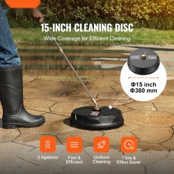 Pintapesuri 15 tuumaa PP-muovi maksimi 4000 psi 1/4 tuuman pikaliitin