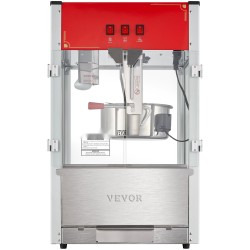 Popcornkone pöytämalli 1440 watin 12 unssin kattila jopa 80 kuppia karkaistu lasi