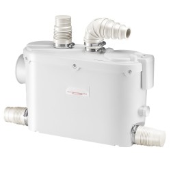 Jätevesimurskapumppu lasikuituvahvistettu 500 watin 6600 litraa tunnissa 8 metrin nostokorkeus 3 tuloaukkoa