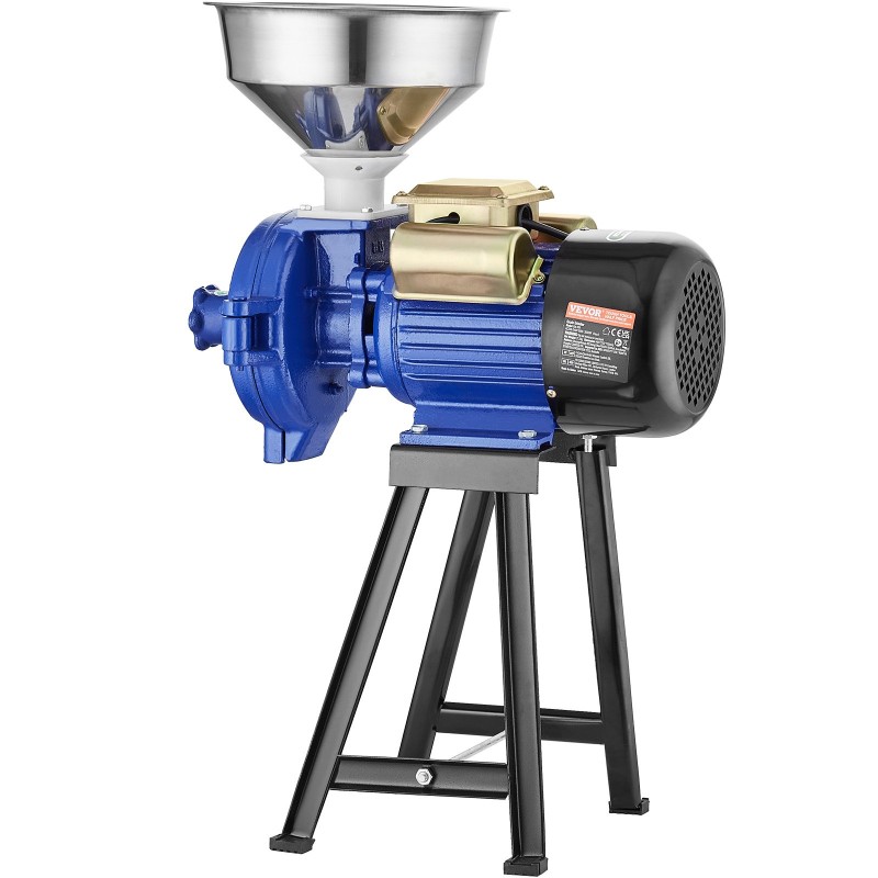 Sähköinen viljamylly 3000 wattia ruostumaton terässäiliö säädettävä jauhatuskarkeus kuiville viljoille ja mausteille