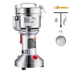 Sähköinen viljamylly 300 g 1500 W ruostumaton teräs viljat mausteet kahvi