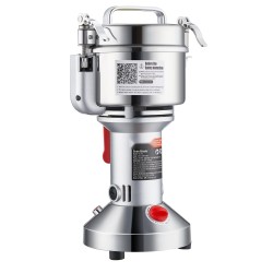 Sähköinen viljamylly ruostumatonta terästä 550 g 2000W pystymallinen kahville ja mausteille