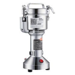 Sähkökäyttöinen viljamylly ruostumattomasta teräksestä 150 grammaa 850 wattia kuiville jyville ja mausteille