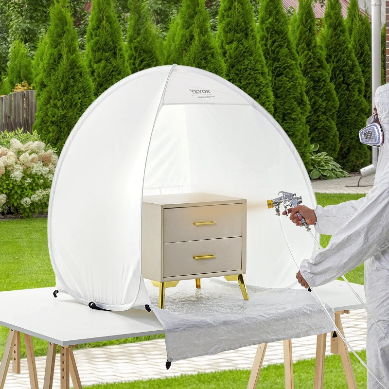 Kokoontaittuva polyesterinen maalausteltta automaattisesti avautuva poistoikkunalla 101,6×88,9×101,6 cm