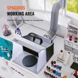 Taitettava ilmasivellinsuihkutuskoppi neljällä LED-nauhalla kaksinkertaisilla puhaltimilla 180 cm poistoletkulla pienoismallien