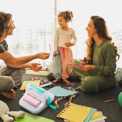 Käsikäyttöinen stanssaus- ja kohokuviointikone 160 mm aukolla kampikahvalla korttiaskarteluun