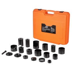 Kuulanivelen puristinsarja 21 osainen hiiliteräs soveltuu kaksivetoihin ja nelivetoihin