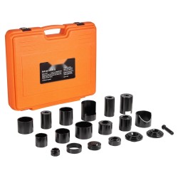 Kuulanivelen puristinsarja 21-osainen hiiliteräs soveltuu kaksivetoihin ja nelivetoihin