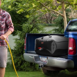 Taitettava vesipussi 330 l PVC-materiaali 1,2 mm sadeveden keräykseen