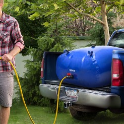 PVC-vesipussi 330 L 1000D kaksikerroksinen taitettava puutarhan kasteluun ja leirintään