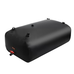 Taittuva vesivarastosäiliö 540L 1000D kaksikerroksinen PVC-muovi 1,2 mm puutarhaan leirintään hätäkäyttöön