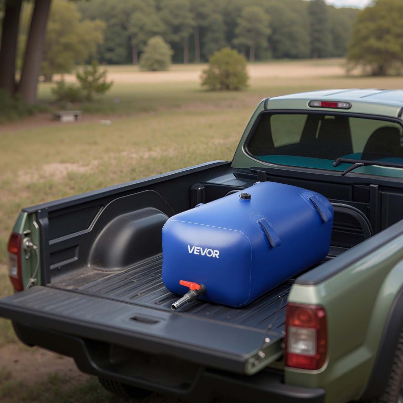 Taitettava PVC-muovinen vesipussi 113 l kaksikerroksinen vuotamaton repäisylujuinen asuntoautoihin retkeilyyn