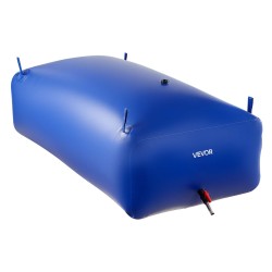 Pussimallinen PVC-muovinen vesipussi 1000 l taitettava vuototiivis ulkokäyttöön