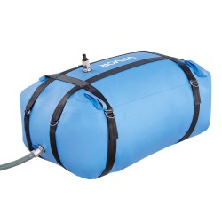 Pussimallinen taittuva TPU vesisäiliö 132 l kulutuskestävä retkeilyyn