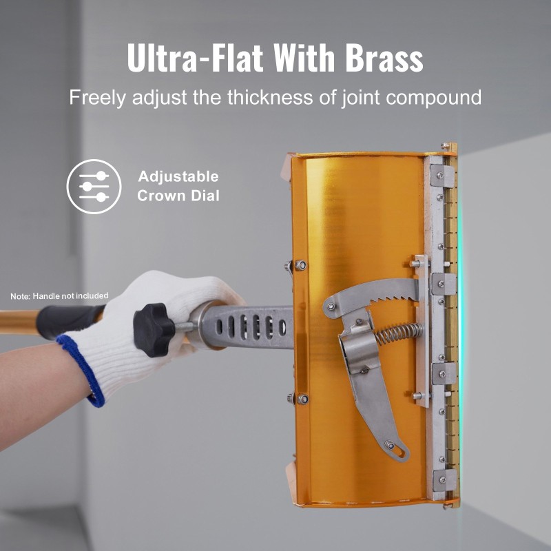 Tasolaatikko alumiiniseos 10 tuuman kipsilevyille mutasuoja ja 2 ruostumatonta terää