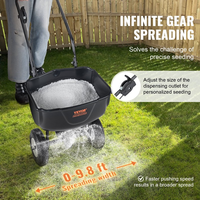 Työntölevitin 20 l säiliöllä hiiliteräsrunko 8 tuuman kumipyörillä