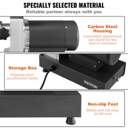 Sähkökäyttöinen lihamylly 1100W 450 kg/tunnissa hiiliteräsrunko 304-ruostumattomat teräsosat makkaran täyttövarustus