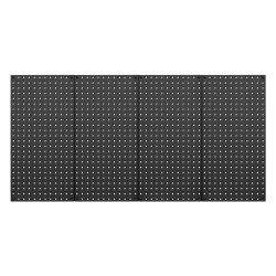 Reiällinen terässeinälevysetti 24 x 12 tuumaa 4 paneelia työkalujen säilytykseen