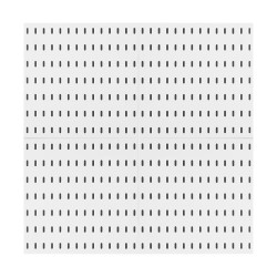 Muovinen reikätaulusarja 280 x 280 mm 4 paneelia valkoinen