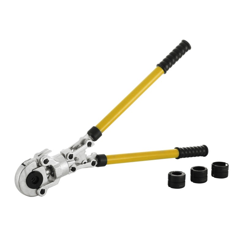 Käsikäyttöinen teräsputkipuristin 16–32 mm neljällä leukasarjalla PPR PEX PB PE PAP putkille