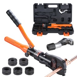 Hydraulinen putkien puristustyökalu alumiiniseos viisi leukaa eri putkikokoihin kupariputkille