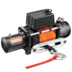 Sähkövinssi 12V 6123 kg synteettinen köysi IP55 langaton ja langallinen kaukosäädin maastoautoihin