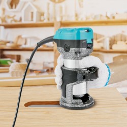 Puujyrsin alumiiniseosrunko 710W kiinteällä alustalla 3 istukkaa 13000–33000 r/min