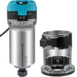 Puujyrsin alumiiniseosrunko 710W kiinteällä alustalla 3 istukkaa 13000–33000 r/min