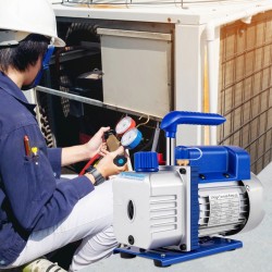 Tyhjiöpumppu 71–85 l/min 1/4 hv alumiiniseosrunko ilmastointihuoltoon