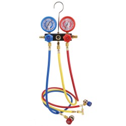 Vakuumipumppu ja manometrisarja yksivaiheinen rotaatiolapa 150 wattia kolmenvärinen letkusarja