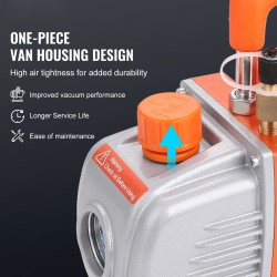 Tyhjiöpumppu 1/4HP 4 CFM ja manometrisarja ilmastointi ja jäähdytysjärjestelmiin
