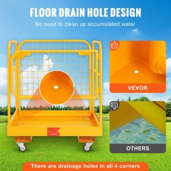 Trukkityötaso taitettava sinkitty teräsrakenne kantavuus 544 kg 92 x 92 cm