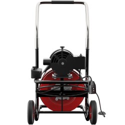 Sähköinen viemärin puhdistuskone 23 m 10 mm teräsydinkaapelilla 25–100 mm putkille