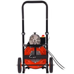 Sähkökäyttöinen viemärinavauskone 75 jalan puolituuman kaapelilla automaattisella syötöllä