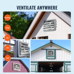 Seinäasennettava poistoilmapuhallin alumiiniseos ja sinkitty teräs 1400 kierrosta minuutissa ilmavirta 2892 CFM