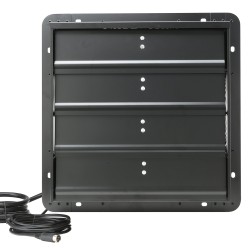 Poistoilmapuhallin 406 mm seinäasennettava portaaton nopeudensäätö lämpötila ja kosteussäädin kasvihuoneisiin