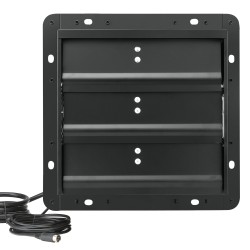 Poistoilmapuhallin 254 mm EC moottori portaattomasti säädettävä nopeus lämpö ja kosteussäädin