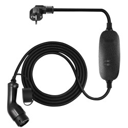 Kannettava sähköauton laturi Type 2 -liitin 2,3 kW 10A 6 m kaapeli