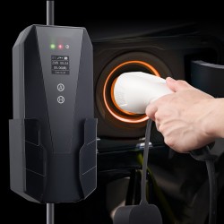 Kannettava tyyppi 2 sähköauton latauslaite 16A 3,68 kilowattia 8,6 metrin kaapeli IP66