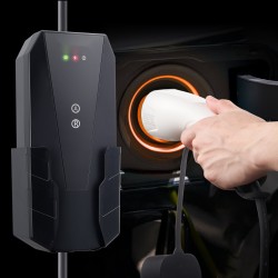 Siirrettävä Type 2 -sähköautonlaturi 16 A 8,6 m kaapeli IP66