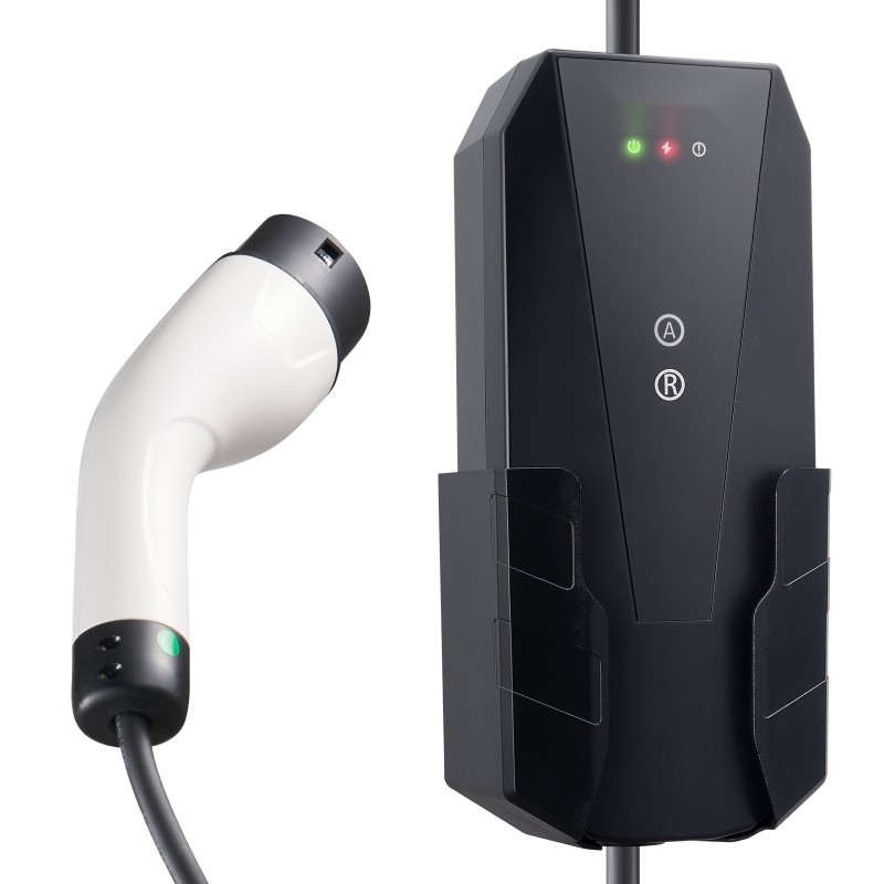 Siirrettävä Type 2 -sähköautonlaturi 16 A 8,6 m kaapeli IP66